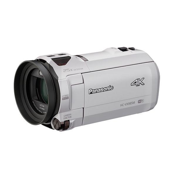 【新品未使用】Panasonic HC-VX985M 4Kビデオカメラ ホワイト Panasonic（パナソニック） 中古 1年保証 美品 Panasonic HC-VX985M