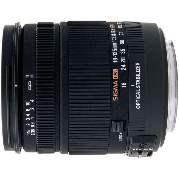 【中古】「未使用品」シグマ 18-125mm F3.5-5.6 DC デジタル専用 ニコン用