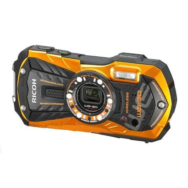◼︎ 美品 ◼︎ リコー　RICOH WG-30W オレンジ リコー（RICOH） 中古 1年保証 美品 RICOH WG-30W フレームオレンジ