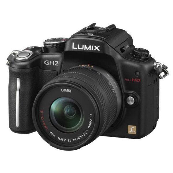 中古 1年保証 美品 Panasonic LUMIX DMC-GH2 標準ズームキット ブラック [DMC-GH2K]