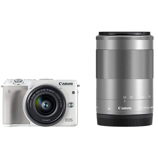 キヤノン 中古 1年保証 美品 Canon EOS M3 15-45mm 55-200mm キヤノン 中古 1年保証 美品 Canon EOS M3 15-45mm 55-200mm