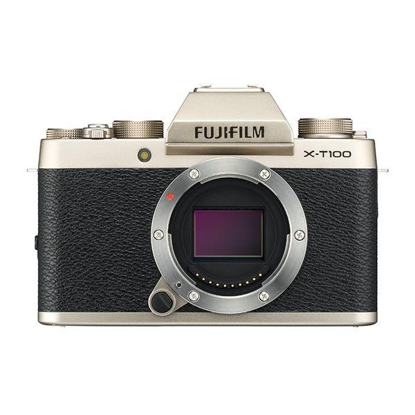 中古 1年保証 美品 FUJIFILM X-T100 ボディ シャンパンゴールド 