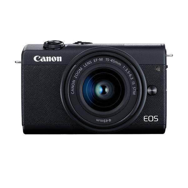 中古 １年保証 美品 Canon EOS M200 EF-M 15-45mm ブラック :PRE791966