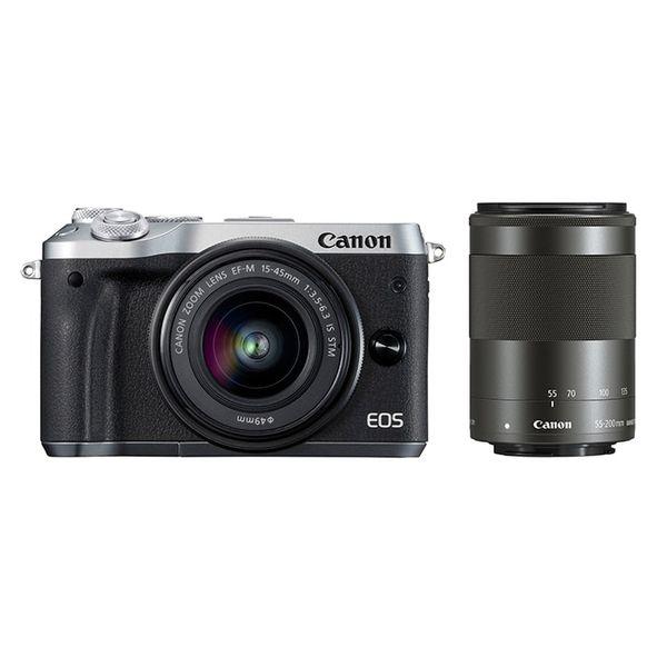 キヤノン（Canon） 中古 1年保証 美品 Canon EOS M6 ダブルズーム EVF