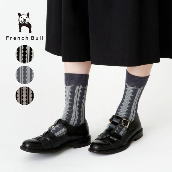 フレンチブル French Bull 靴下 レディース コリエソックス 通年 オールシーズン 国産 日本製 綿 コットン レース柄 おしゃれ かわいい ギフト プレゼント ホワ