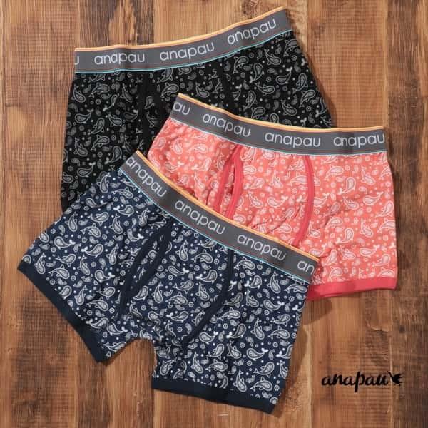 送料無料 アナパウ Anapau クジラペイズリー P 1904 ボクサーパンツ ボクサー パンツ ブリーフ アンダーウェア メンズ 男性 高級 ブランド コットン 綿 100 Maamプレミアムランジェリー 通販 Yahoo ショッピング