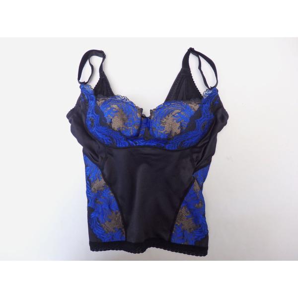 マルコ 補正下着 カーヴィシャス カレス ブラック ロングブラジャー C65 premium-market2_35101220