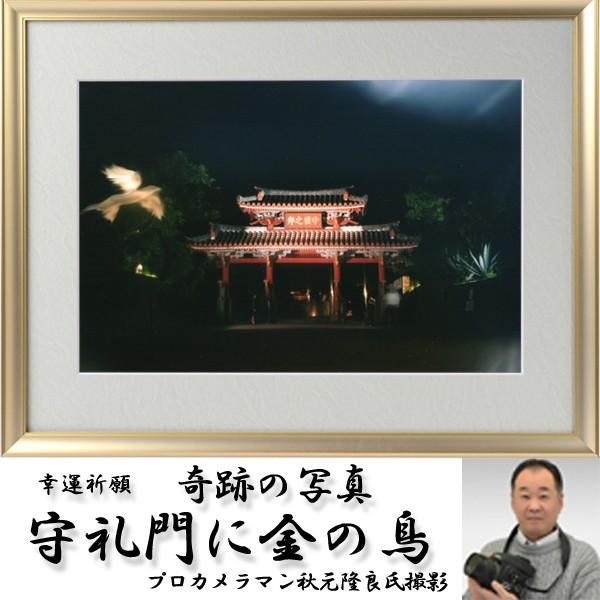 幸運祈願 奇跡の写真 守礼門に金の鳥 縁起の良い写真 パワーフォト 開運 秋元隆良 プロカメラマン 首里城 沖縄 金の鳥 長者伝説 琉球鳩 金運 Frm Pht11 プレミアムポニー 通販 Yahoo ショッピング