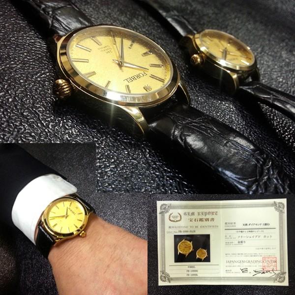 Forbel K24ダイヤモンドペアウォッチ高級腕時計 男女ペアウォッチ フォーベル 24金箔仕様 天然ダイヤモンド 本革製ベルト 日本製ムーブメント Buyee Buyee Japanese Proxy Service Buy From Japan Bot Online