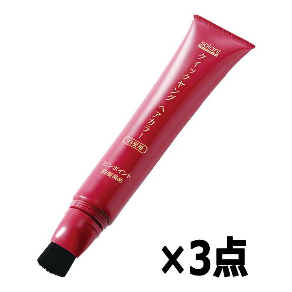 ピンポイント白髪染め5分で染める！クイックヤングヘアカラー[3点