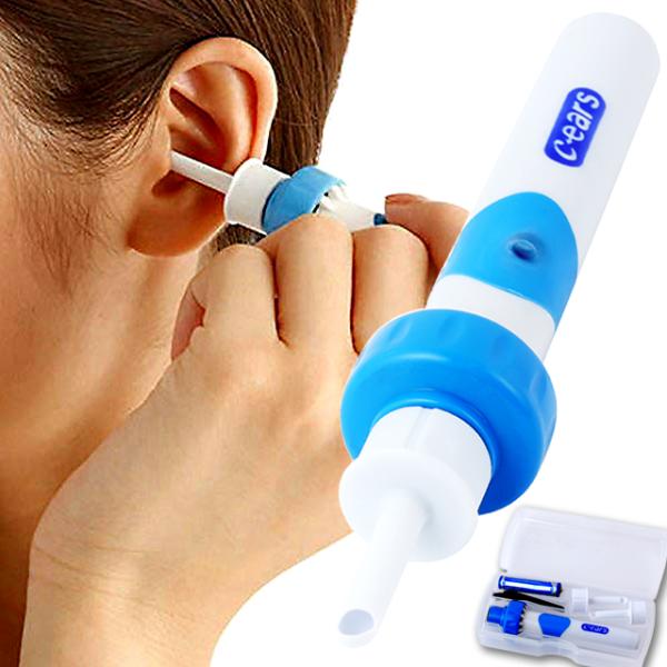 電動式耳掃除！振動と吸引のＷ作動で耳垢をゴッソリ取り除く！！新体感！耳内で心地よい振動！先端ノズルは気持ちいい柔らか弾性素材！新感覚の電動式耳掃除！ボタンを押せば耳内を快適クリーニング！『振動』＆『吸引』Ｗの作動でこびり付く耳垢、耳かきでは...