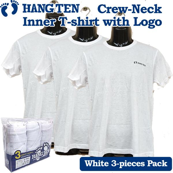 Hangtenロゴ入りインナーtシャツ３枚パック クルーネックホワイト３枚パック 丸首 白 3枚組 メンズ下着 メンズインナー 男性肌着 夏用 メンズ下着 速乾 薄手 Sync Ht Ts 008 プレミアムポニー 通販 Yahoo ショッピング