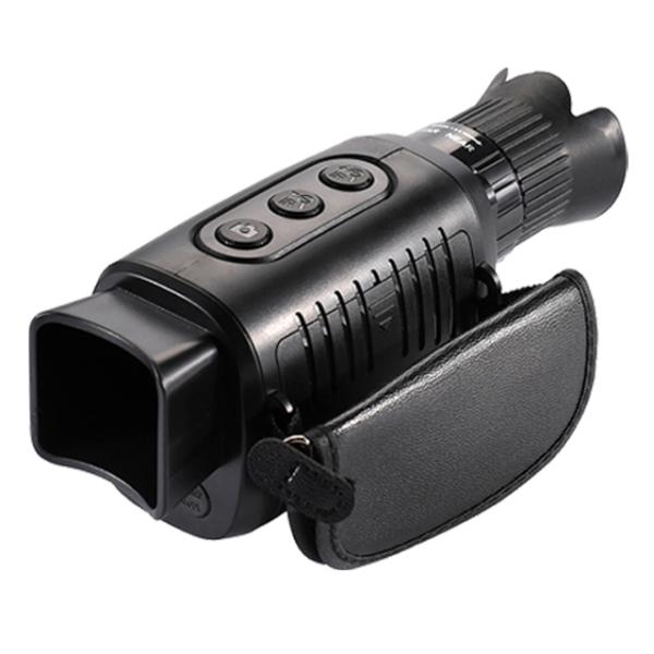 暗闇の眼となる暗視スコープ！最大300m遠方まで赤外線照射！日中はカラー！暗闇はモノクロ高画質フルハイビジョン鮮明録画！高解像度＆赤外線照射で24時間望遠＆撮影できるハイスペック暗視スコープナイトビジョン！防犯対策！夜間動物観察！イベント望...