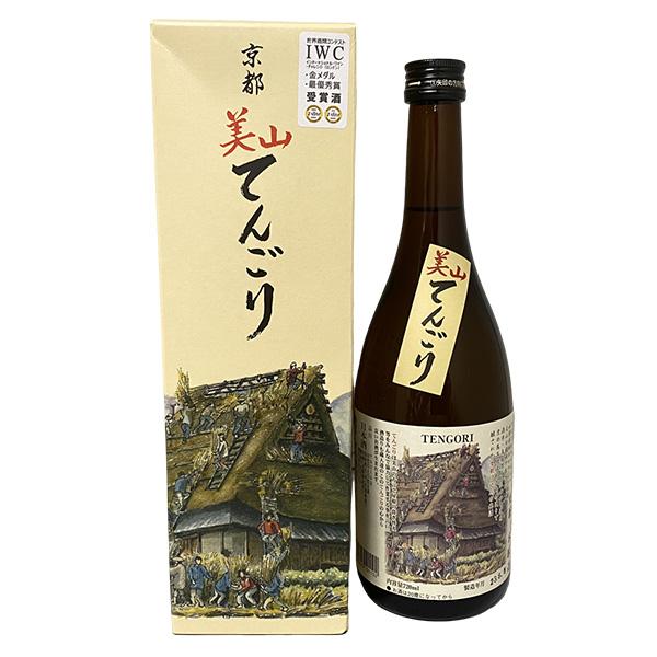 京都 日本酒 金賞受賞 丹波の地酒 美山てんごり 本醸造 翁鶴 火入れ 720ml 化粧箱入り 大石酒造