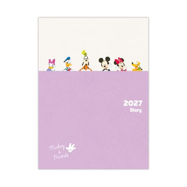 ホールマーク ディズニー 手帳 2027年 A5 マンスリー ファミリー手帳 853709 2026年 12月始まり