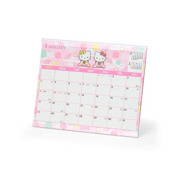 サンリオSANRIO シートカレンダー 2026 ハローキティ 紙 卓上 622265