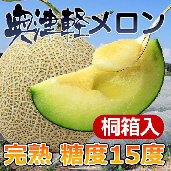 奥津軽メロン 青森県産 桐箱入り Tm 1 プレミアムフーズ青森 通販 Yahoo ショッピング