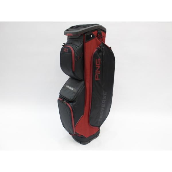 値下げ　早い者勝ち！新品未使用　PINGゴルフ　カートバック バンダナ付き PING（ピン） 新品 トラバース Traverse カートバッグ 2026 ブラック