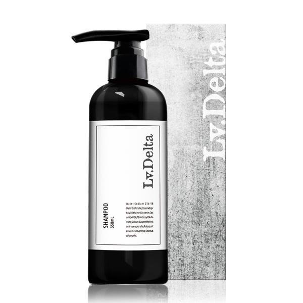 レベルデルタ(LvDelta) シャンプー メンズ スカルプ 頭皮ケア ノンシリコン アミノ酸 香水 ボリュームアップ 350ml / 単品