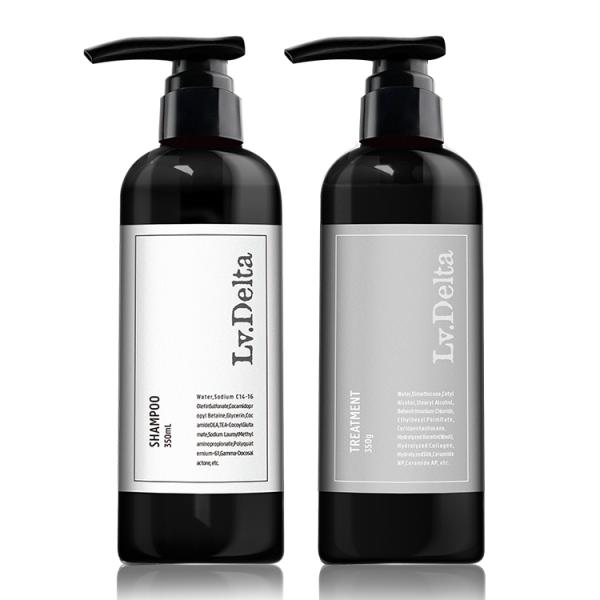 レベルデルタ(LvDelta) シャンプー トリートメント セット メンズ 香水 髪質ケア スカルプ 補修 ボリュームアップ 各350g