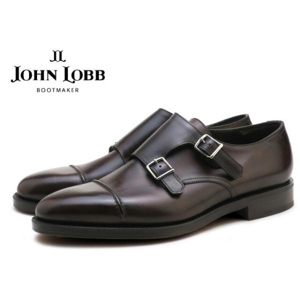 JOHN LOBB ジョンロブ ウィリアム2 ダークブラウン ダブルモンク