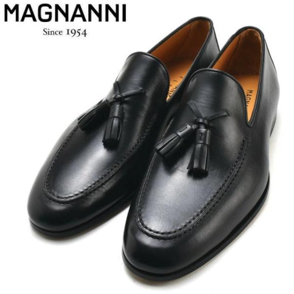 ♡ MAGNANNI 42 ブラック タッセルローファー♡ ♡ MAGNANNI 42 ブラック タッセルローファー♡ ♡ MAGNANNI 42