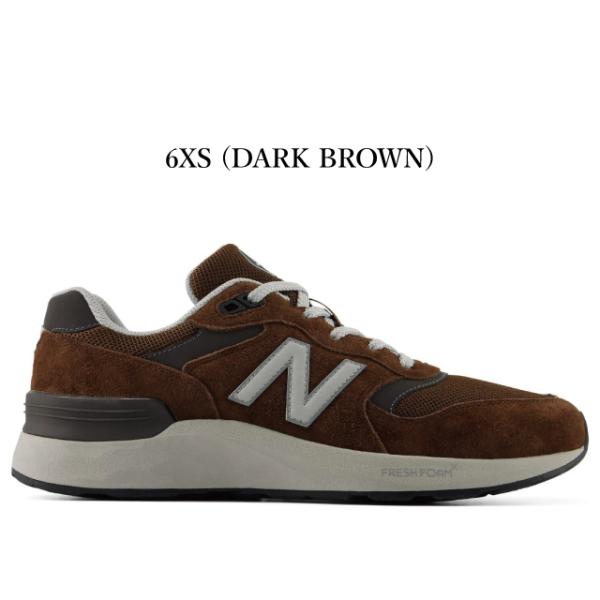 ニューバランス スニーカー メンズ 880 フレッシュフォーム new balance Fresh Foam V7 M880 MW880 6XS ダークブラウン 2E 4E 歩きやすい 履きやすい 靴
