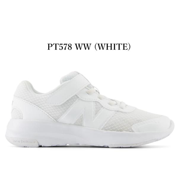 ニューバランス キッズ スニーカー 578 new balance P578 PT578 G578 GT578 V1 WW ホワイト 子供靴 通学 運動会