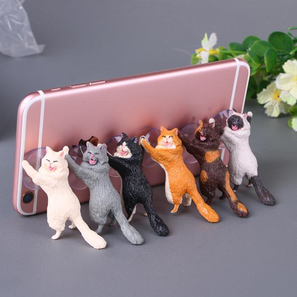 翌日お届け】猫 スマホ スタンド ネコ ねこ キャット 6匹セット