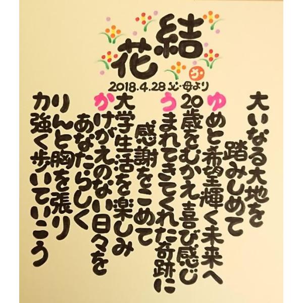 ほっこり墨文字ネームポエム ネームイン 名前詩 誕生日プレゼント 金婚式 記念日用 出産祝い 両親 還暦祝い 贈答品 結婚記念日 送別会 お名前ポエム 名前歌 Buyee Buyee Japanese Proxy Service Buy From Japan Bot Online