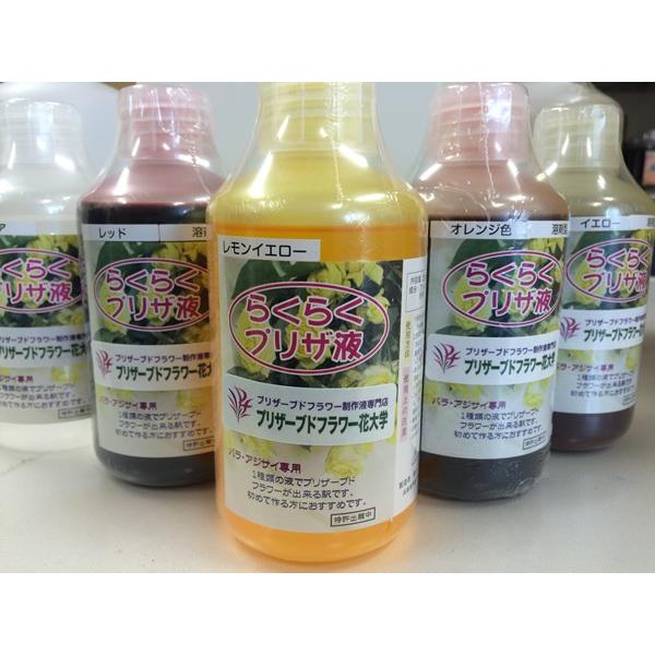 らくらくプリザ液1000cc Prs Raku1000 プリザーブドフラワー花大学 通販 Yahoo ショッピング
