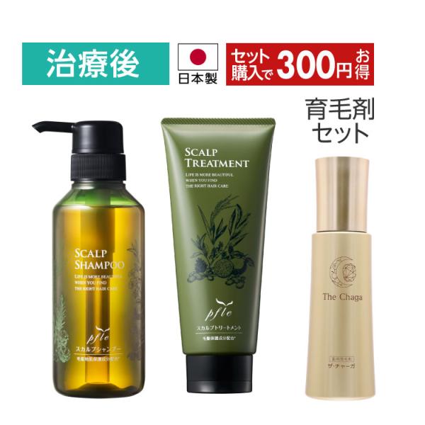 髪の毛回復応援セットN 髪が5〜6cmくらい生え戻ってきたらこれからの髪のための頭皮と髪のシャンプートリートメント育毛剤のセット P1S09 プレスタ