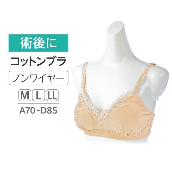 乳がん用ブラ 下着 医療用 乳がん 入浴着 パッド ブラ ブラジャー 手術後 クッション 温泉 ノンワイヤー スヴェンソン プレスタ P2027ふんわりコットンブラ