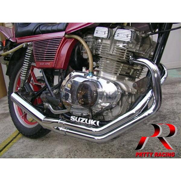 SUZUKI GSX250E ザリ 【忍】 サイドクロス管 マフラー メッキ SUZUKI GSX250E ザリ 【忍】 サイドクロス管 マフラー メッキ