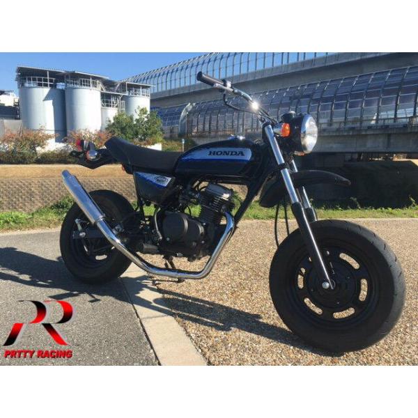 エイプ　100 マフラー　　ショート管　メッキ　Pretty Racing Amazon | PRETTY RACING製 エイプ100 APE ショート管 メッキ マフラー