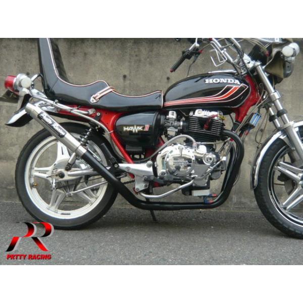 ホンダ　ホーク　マフラー　CB250T　CB250N　CB400N　CB400T 楽天市場】HONDA CB250N CB400N ホーク3 手曲げ薄型ブレイド管