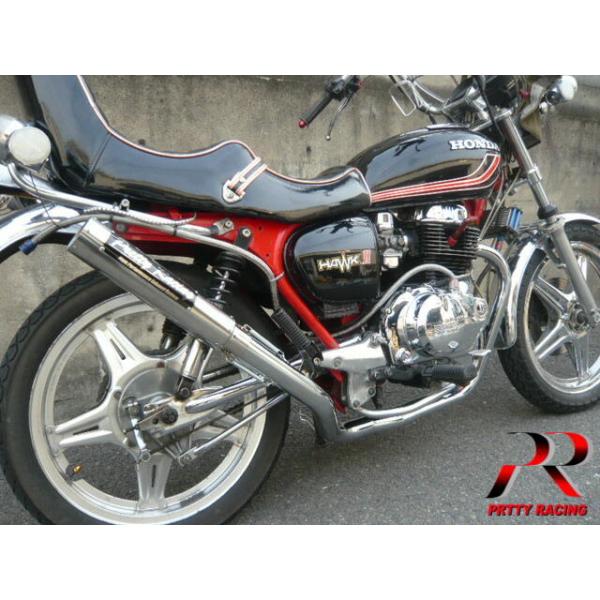 後*之様 cb250t ホーク 2用 BEETタイプマフラー 後*之様 cb250t ホーク 2用 BEETタイプマフラー
