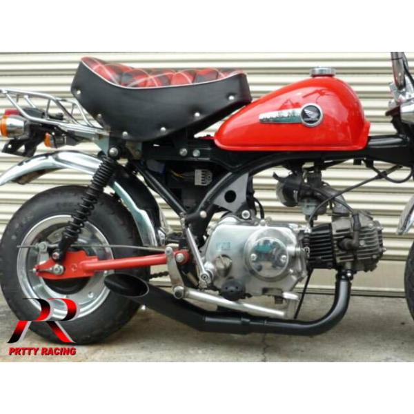 HONDA モンキー FI車 やんちゃ管 黒 マフラー PRETTY : PRETTYRACING