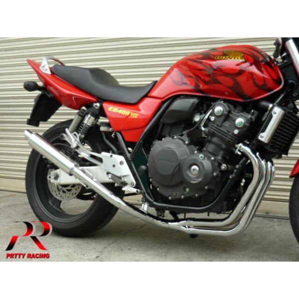 HONDA CB400SF NC42 ノーマルサイレンサー プリティー HONDA CB400SF REVO NC42 4-1管 50.8π ALサイレンサー