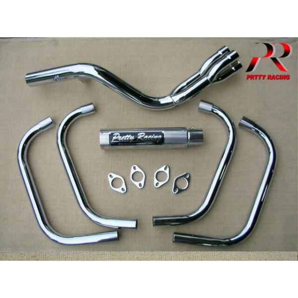 Pretty Racing スリップオン マフラー HONDA CB400SF プリティー HONDA CB400SF NC39 VTEC【流タイプ2】 50.8π PRETTY管