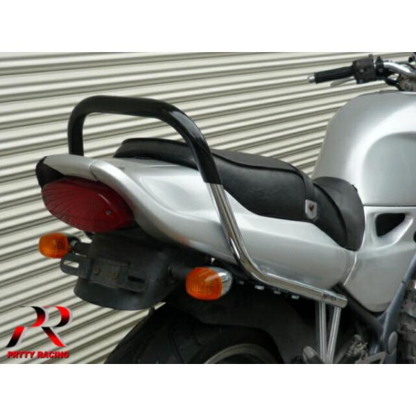 KAWASAKI バリオス1 PRETTY製 極太ゴム巻きタンデムバー