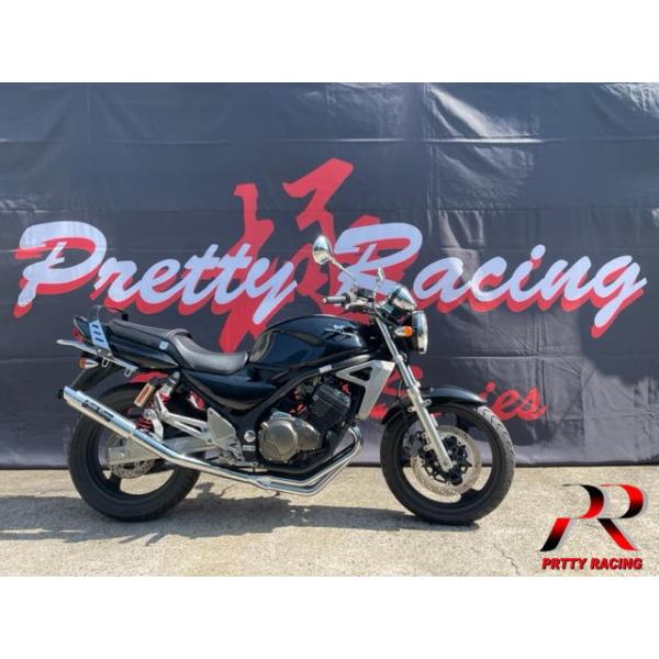 バリオス用　チタン風　マフラー　いい音します。 pretty-racing_kawasaki-balius2