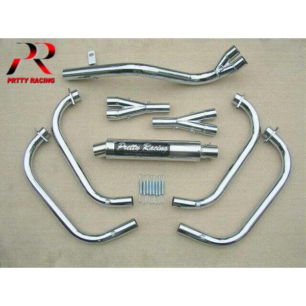 バリオス2 豪 42.7πマフラー メッキ アウター/後期ZR250B 楽天市場】バリオス2【豪】メッキ42.7π マフラー ERアウター / アップ