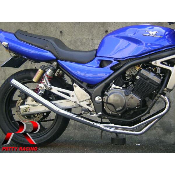 プリティ― KAWASAKI バリオス2 ミドル管 50.8π マフラー メッキ