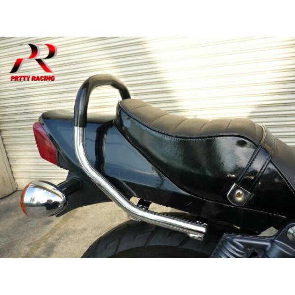 KAWASAKI ゼファー400 Z2タイプ 黒ゴム巻きタンデムバー