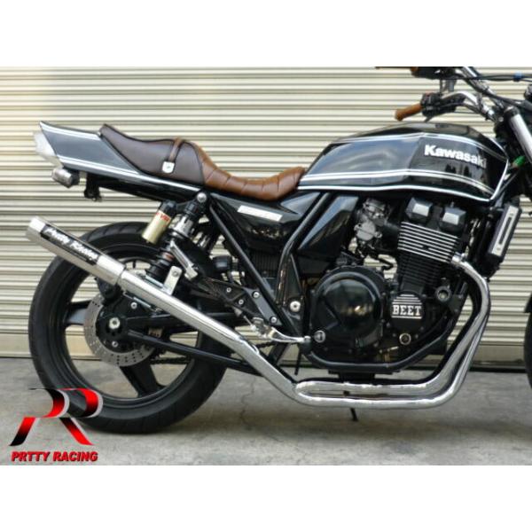 zrx400Ⅱ プリティーレーシング　マフラー プリティー KAWASAKI ZRX400/2 98〜 50.8π 【流タイプ2】 PRETTY管