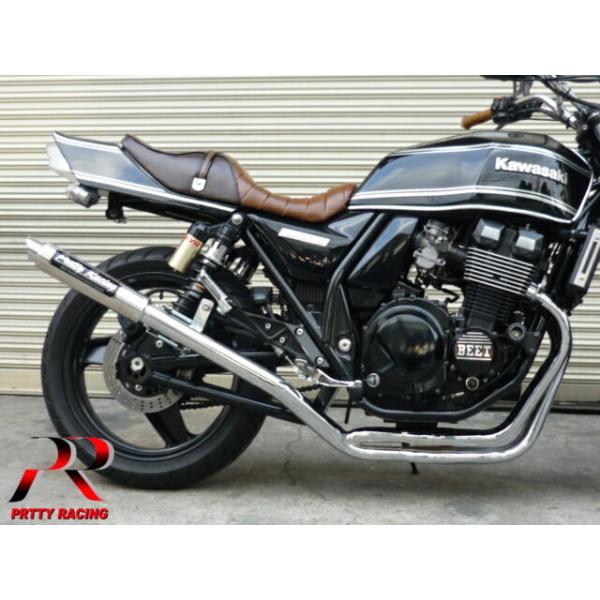 zrx400Ⅱ プリティーレーシング　マフラー プリティー KAWASAKI ZRX400/2 98〜 50.8π 【流タイプ3】 PRETTY管