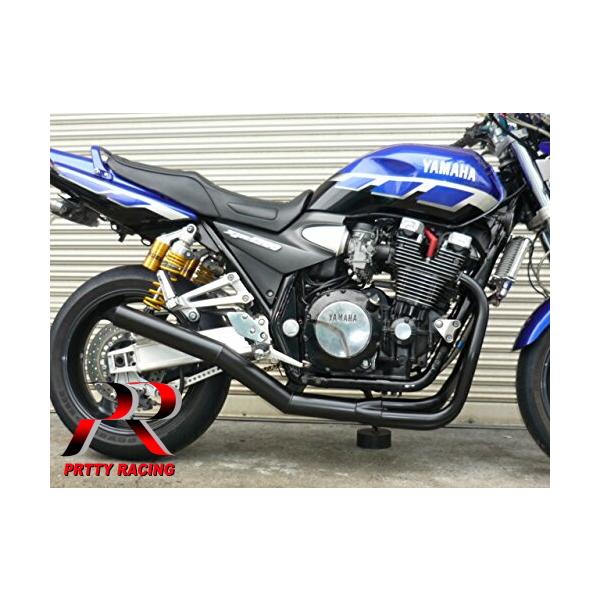 プリティ― PRETTYRACING SPIDER XJR1300 RP01J / RP03J 前期 ( 1998〜2003年式 ) ショート管 ブラック