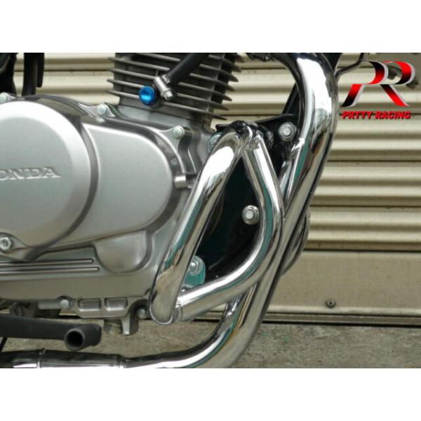 感謝セール！HONDA APE エイプ50/100 エンジンガード メッキ