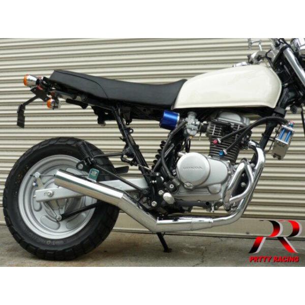 エイプ　100 マフラー　　ショート管　メッキ　Pretty Racing HONDA エイプ100 APE ショート管 メッキ マフラー PRETTY